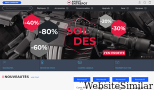airsoft-entrepot.fr Screenshot