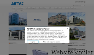 airtac.com Screenshot