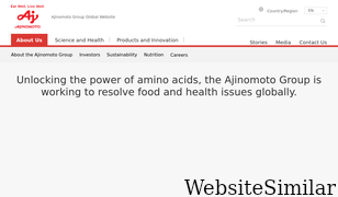 ajinomoto.com Screenshot