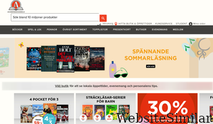 akademibokhandeln.se Screenshot