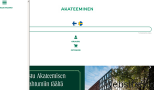 akateeminenwebshop.com Screenshot