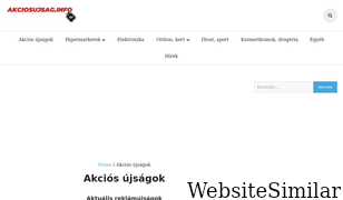 akciosujsag.info Screenshot