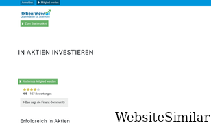 aktienfinder.net Screenshot