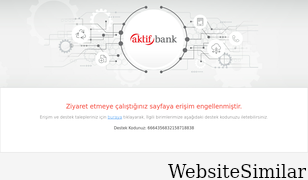 aktifbank.com.tr Screenshot