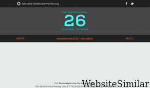 aktuelle-kalenderwoche.org Screenshot