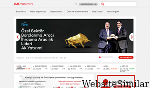 akyatirim.com.tr Screenshot