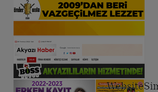 akyazihaber.com Screenshot