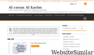 al-coran.com Screenshot