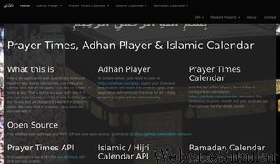 aladhan.com Screenshot