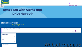 alamo.com Screenshot