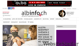 albinfo.ch Screenshot