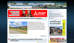 alblasserdamsnieuws.nl Screenshot