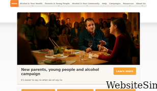 alcoholthinkagain.com.au Screenshot