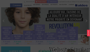 aldes.fr Screenshot