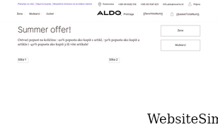 aldoshoes.com.hr Screenshot
