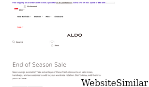 aldoshoes.com.sg Screenshot