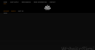alecsteeleshop.com Screenshot