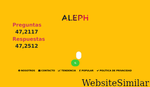 aleph.org.mx Screenshot