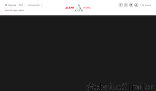 alephnews.ro Screenshot
