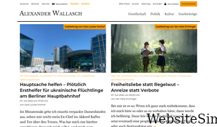 alexander-wallasch.de Screenshot