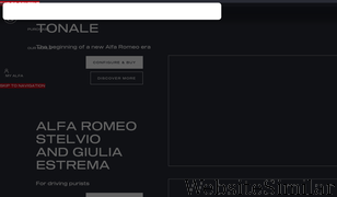 alfaromeo.com Screenshot