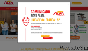 alfatransportes.com.br Screenshot