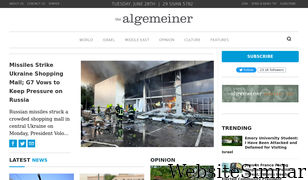 algemeiner.com Screenshot