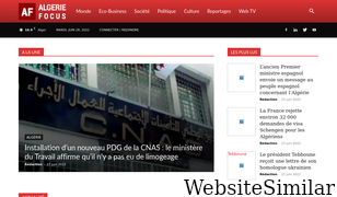 algerie-focus.com Screenshot