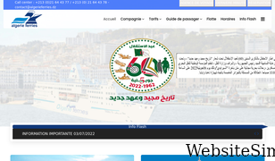 algerieferries.com Screenshot