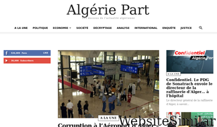 algeriepart.com Screenshot
