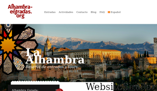 alhambra-entradas.org Screenshot