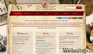 alice-in-wonderland.net Screenshot