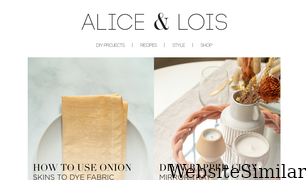 aliceandlois.com Screenshot