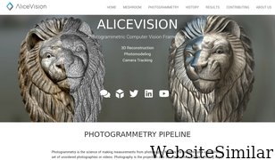 alicevision.org Screenshot