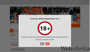 alienstore.pl Screenshot