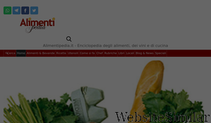 alimentipedia.it Screenshot