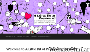 alittlebitofpersonality.com Screenshot