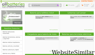 all-batteries.es Screenshot
