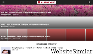 allaboutmusic.pl Screenshot