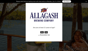 allagash.com Screenshot