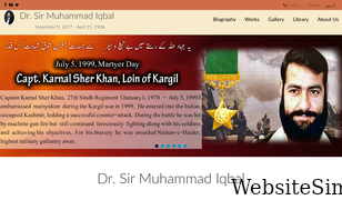 allamaiqbal.com Screenshot