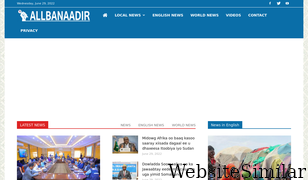 allbanaadir.org Screenshot
