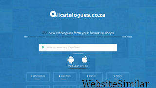 allcatalogues.co.za Screenshot