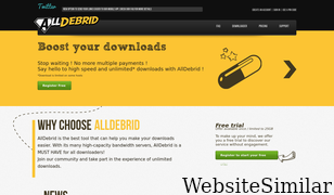alldebrid.com Screenshot