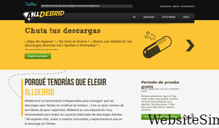 alldebrid.es Screenshot