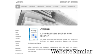 alldup.de Screenshot