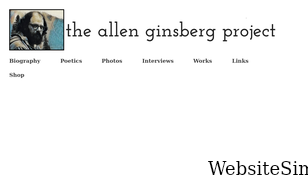 allenginsberg.org Screenshot