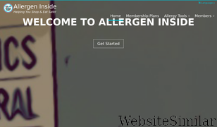 allergeninside.com Screenshot