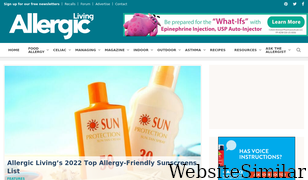 allergicliving.com Screenshot
