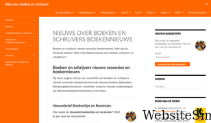 allesoverboekenenschrijvers.nl Screenshot
